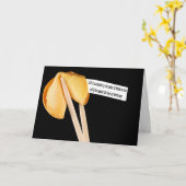 Lebensangebot Glückskeks Karte (Gelbe Blume)