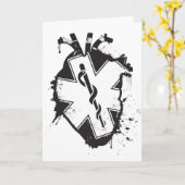 Lebensart anatomisches Herz Karte (Gelbe Blume)