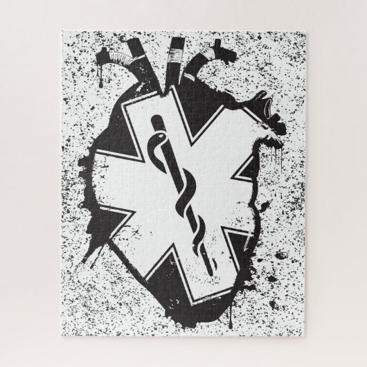 Lebensart anatomisches Herz Puzzle (Vertikal)