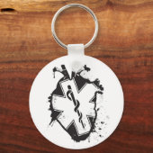 Lebensart anatomisches Herz Schlüsselanhänger (Vorderseite)