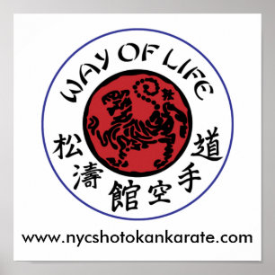 Lebensart Shotokan Plakat