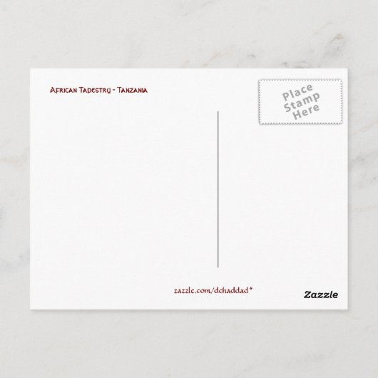 Lebensband - Postkarte (Rückseite)