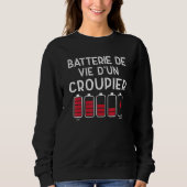 Lebensbatteriehändler Händler Sweatshirt (Vorderseite)