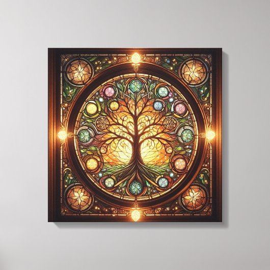 Lebensbaum 2 leinwanddruck (Vorderseite)