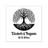 Lebensbaum #3 - Datum der Familiennamen Permastempel (Design)