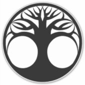 LEBENSBAUM AUFKLEBER (Vorderseite)