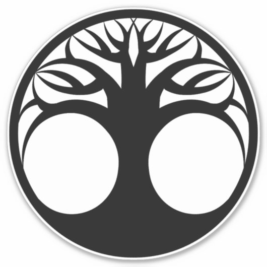 LEBENSBAUM AUFKLEBER (Vorderseite)