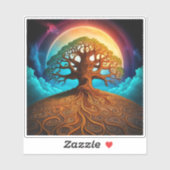 Lebensbaum Aufkleber (Blatt)