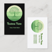 Lebensbaum, Baum Visitenkarte (Vorne/Hinten)