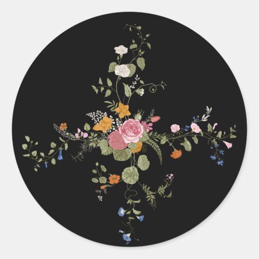 Lebensbaum Beerdigungsdenkmal Runder Aufkleber (Vorderseite)