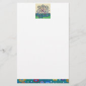 Lebensbaum Briefpapier (Vorderseite)