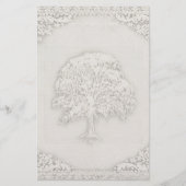 Lebensbaum Briefpapier (Vorderseite)