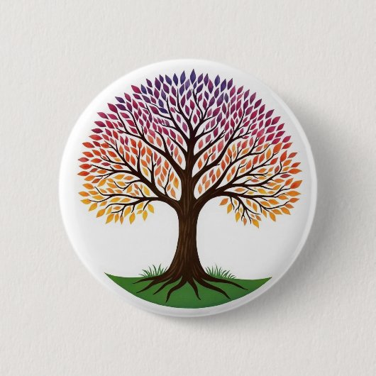 Lebensbaum Button (Vorderseite)