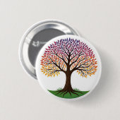 Lebensbaum Button (Vorne & Hinten)