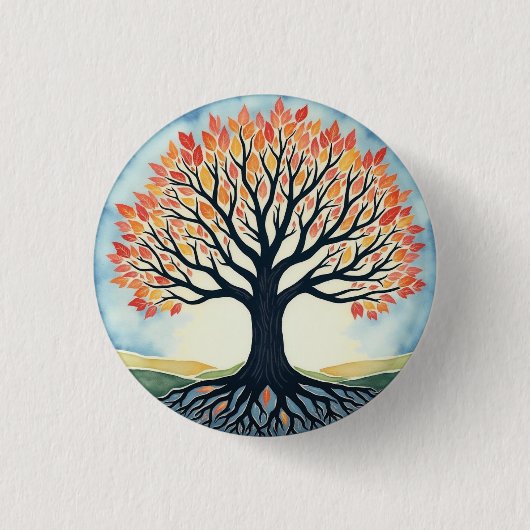 LEBENSBAUM BUTTON (Vorderseite)