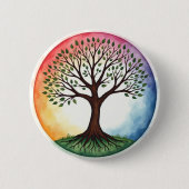 Lebensbaum Button (Vorderseite)