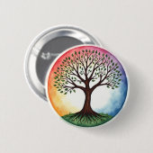 Lebensbaum Button (Vorne & Hinten)