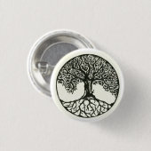 Lebensbaum Button (Vorne & Hinten)