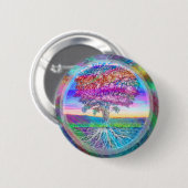 Lebensbaum Button (Vorne & Hinten)