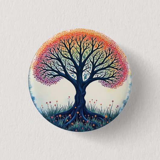 LEBENSBAUM BUTTON (Vorderseite)