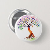 Lebensbaum Button (Vorne & Hinten)