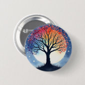 Lebensbaum Button (Vorne & Hinten)
