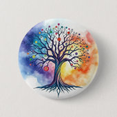 Lebensbaum Button (Vorderseite)