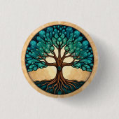 Lebensbaum Button (Vorderseite)