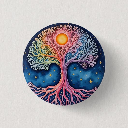 LEBENSBAUM BUTTON (Vorderseite)