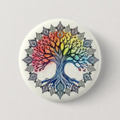 Lebensbaum Button (Vorderseite)