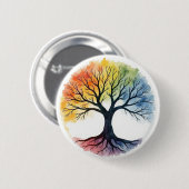 Lebensbaum Button (Vorne & Hinten)