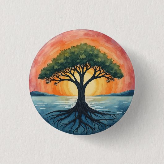 LEBENSBAUM BUTTON (Vorderseite)