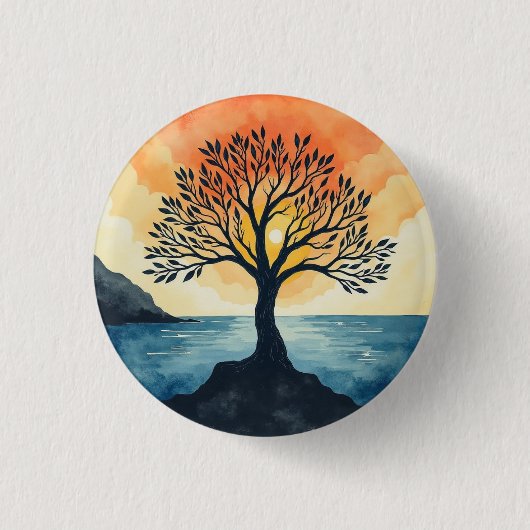 LEBENSBAUM BUTTON (Vorderseite)