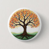 Lebensbaum Button (Vorderseite)