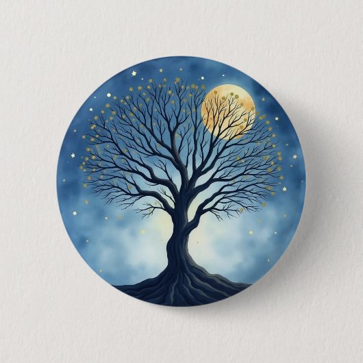 Lebensbaum Button (Vorderseite)
