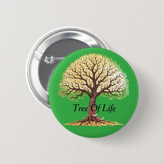 Lebensbaum Button (Vorne & Hinten)