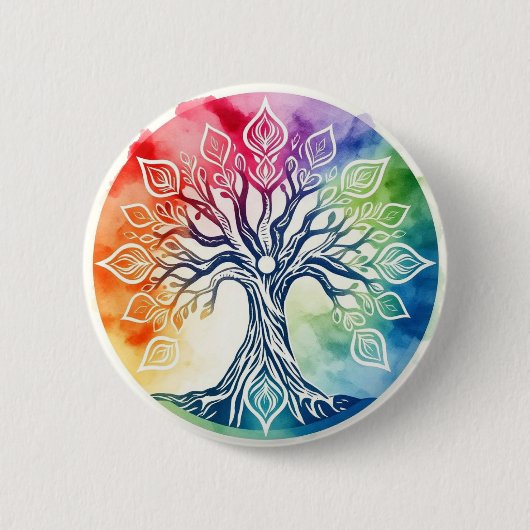 Lebensbaum Button (Vorderseite)