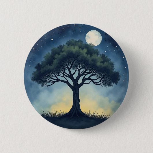 Lebensbaum Button (Vorderseite)