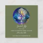 Lebensbaum | Celestial Quadratische Visitenkarte