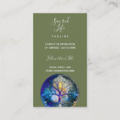 Lebensbaum | Celestial Visitenkarte (Rückseite)