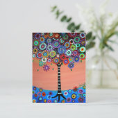 Lebensbaum der Gefangenen Postkarte (Stehend Vorderseite)