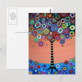 Lebensbaum der Gefangenen Postkarte (Vorne/Hinten)