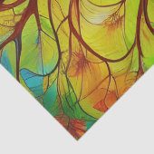 Lebensbaum des Herbstes Seidenpapier (Detail)