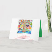 Lebensbaum Diwali Grußkarte Karte (Rückseite)