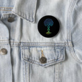 Lebensbaum DNA Science Genetics Earth Day Geneal Button (Beispiel)