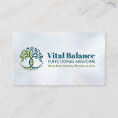 Lebensbaum - Doppel-Helix-DNA - Funktionale Medizi Visitenkarte (Vorderseite)