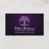 Lebensbaum Doppelhelix-DNA-Funktionsmedizin Visitenkarte (Vorderseite)