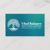 Lebensbaum Doppelhelix-DNA-Funktionsmedizin Visitenkarte (Vorderseite)