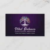 Lebensbaum Doppelhelix-DNA-Funktionsmedizin Visitenkarte (Vorderseite)