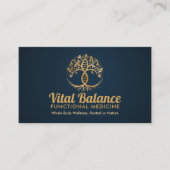 Lebensbaum Doppelhelix-DNA-Funktionsmedizin Visitenkarte (Vorderseite)